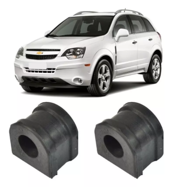 Par Bucha Barra Estabilizadora Dianteira Chevrolet Captiva 2008 - 2013