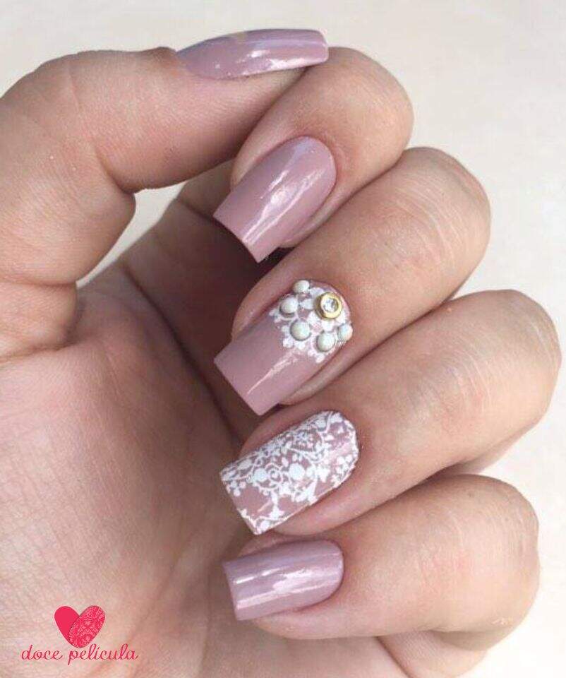 Película para unha em renda com jóia modelo 10 Adesivos para Unhas, Películas para Unhas e Armario Aereo Com Espelho Para Banheiro ~ Película para unha em renda com jóia modelo 10 Adesivos para Unhas, Películas para Unhas e