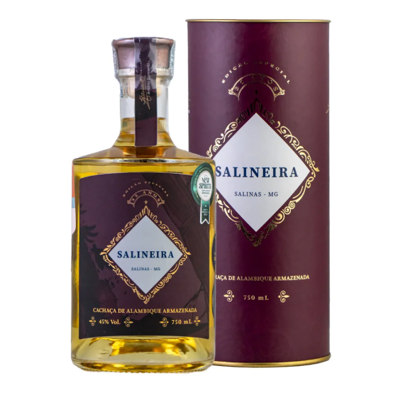 Cachaa Salineira 750 ml Duplo Ouro