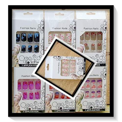 Pacote Com 12 Caixas De Unhas Postias AC-721