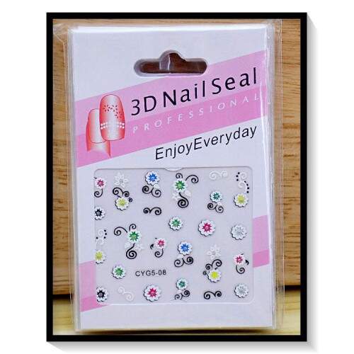 Adesivo para Unhas PCT Com 12 Cartelas Diversas AC-786