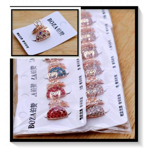 Pacote Com 12 Piranhas Strass Color P CA5232