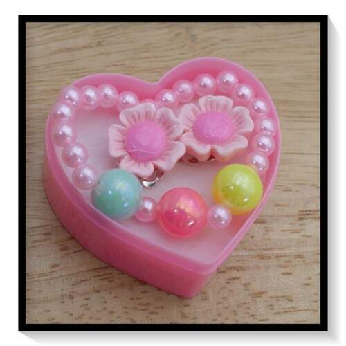 Pulseira + Par De Brincos Presso Infantil LI4148