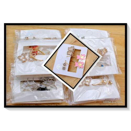 Brinco Delicado 36 Pares De Brincos Com 12 KIT BP4232