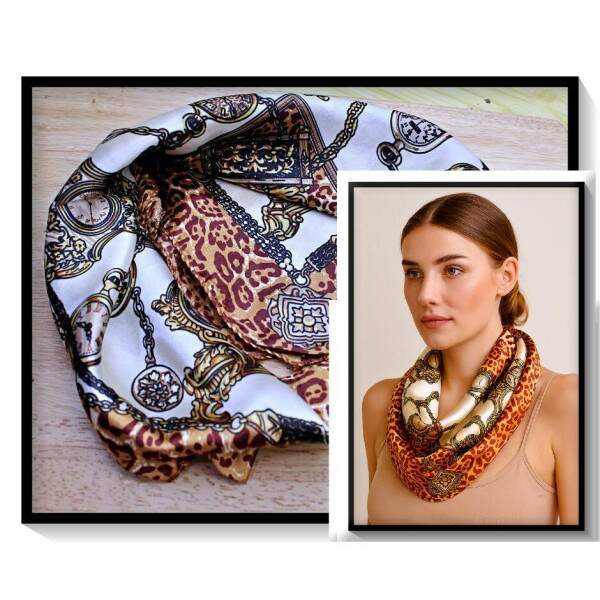 Leno Seda Color Animal Print AC-950