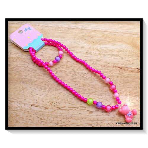 Colar + Pulseira Ursinho LI4605