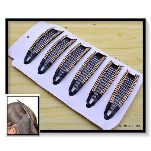 Prendedor Com Strass Banana PCT Com 6 PS CA6042