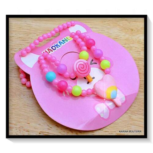 Colar + Pulseira Corao LI4653