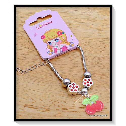 Pulseira Inspired Infantil Cereja LI4735