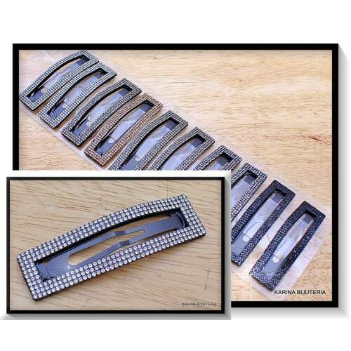 Tic-Tac Geomtrico Com Strass PCT Com 10 PCS CA6282