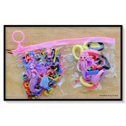 Necessaire Com Rabics + Elsticos Infantil LI4755