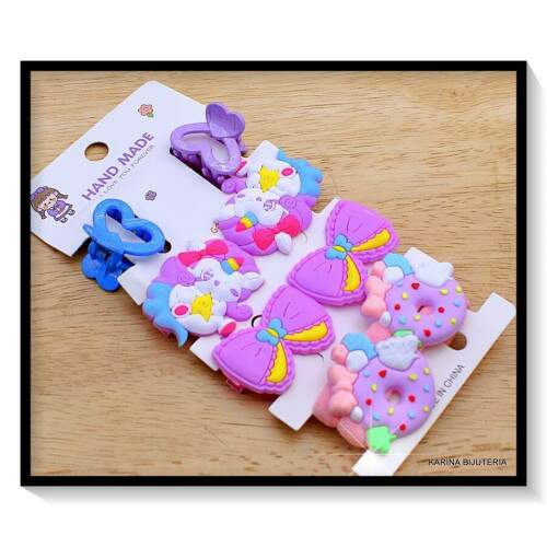 Kit Infantil Com 2 Piranhas + 4 Bico De Pato + 2 Rabics LI4758
