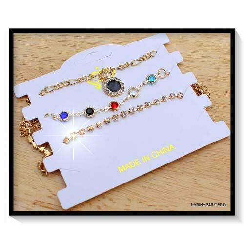 Pulseiras Cartela Com 3 Peas PU3028