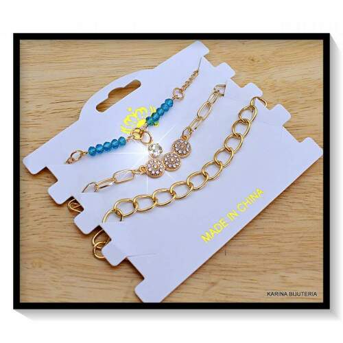 Pulseiras Cartela Com 3 Peas PU3031