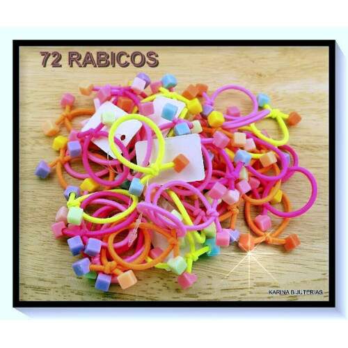 Pacote Com 72 Rabics Color LI4764