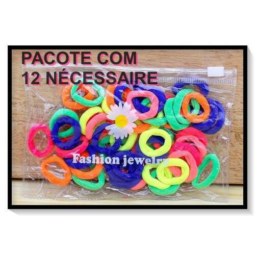 Pacote Com 12 Ncessaire Com 600 Rabics Infantil LI4765