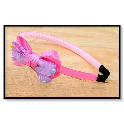 Tiara Forrada Gorguro Infantil Perola LI4769