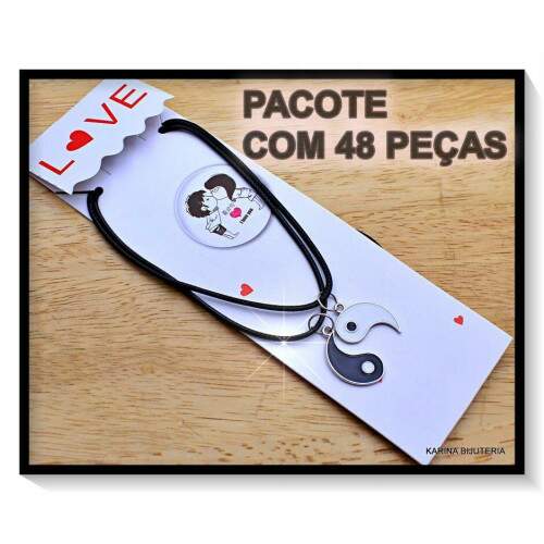 Colar Yin-yang PCT Com 24 Peas CO2353