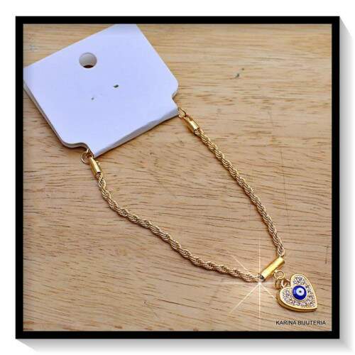 Pulseira Torcida Corao Olho Grego PU3034