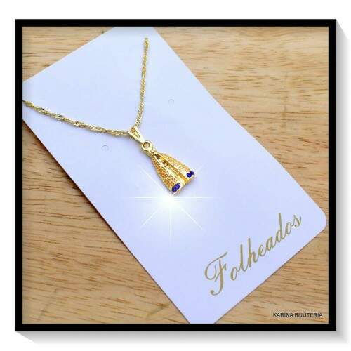 Colar Folheado N S Aparecida CF405