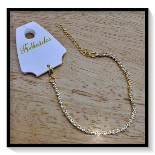 Pulseira Folheada Strass PF231