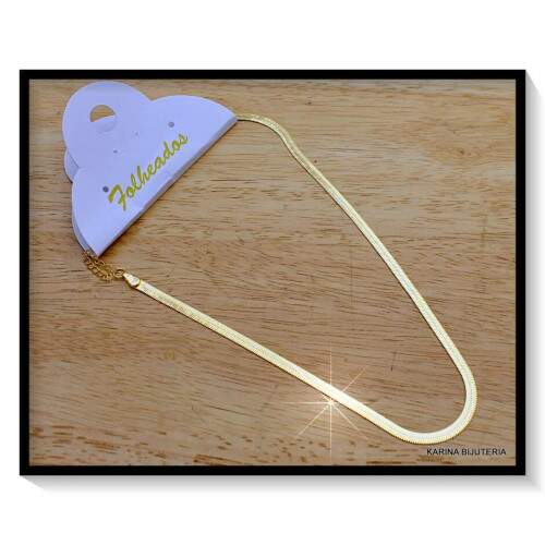 Colar Folheado Chocker Chapado CF413