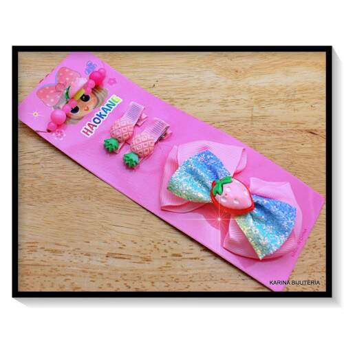 Pulseira + 2 Bico De Pato + 1 Lao De Fita LI4793