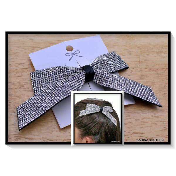 Bico De Pato Lao Em Strass Luxo CA6455