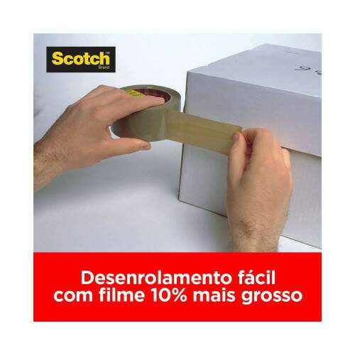 Fita de Empacotamento Marrom 45mmx45m Scotch - 3M