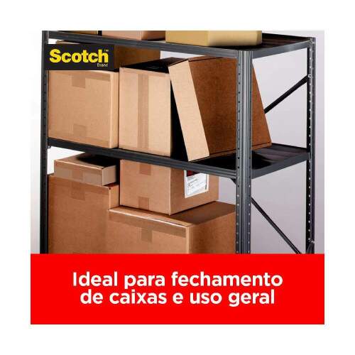 Fita de Empacotamento Marrom 45mmx45m Scotch - 3M