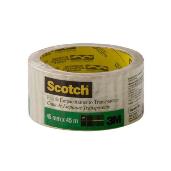 Fita de Empacotamento Transparente 45mmx45m Scotch 5802 - 3M
