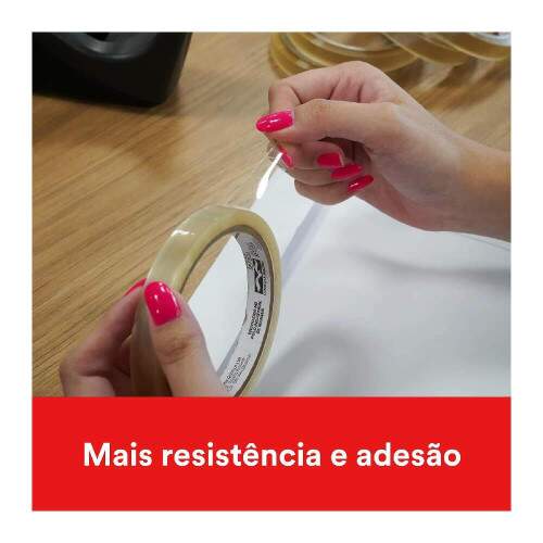 Fita Adesiva Durex Transparente 12mmx30m - 3M