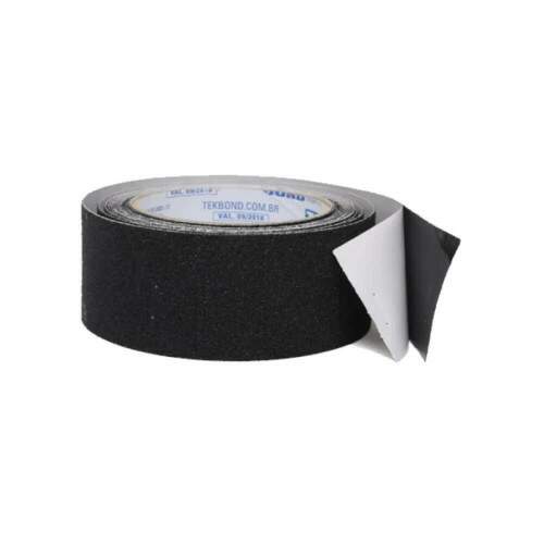 Fita Adesiva Antiderrapante Preta 50mmx5m - Tekbond