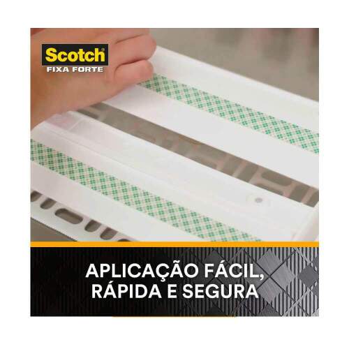 Fita Dupla Face Fixa Forte Scotch Cozinha 24x1,5m 700g - 3M
