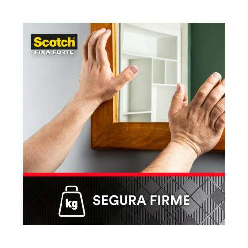 Fita Dupla Face Fixa Forte Fixao Extrema 24x2m 5kg - 3M