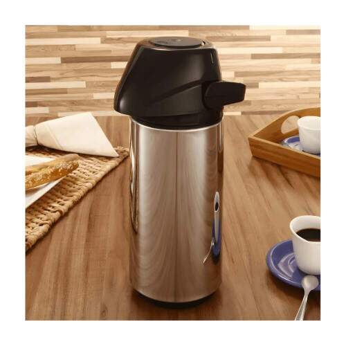 Garrafa Trmica Air Pot Presso 1L New Inox - Invicta