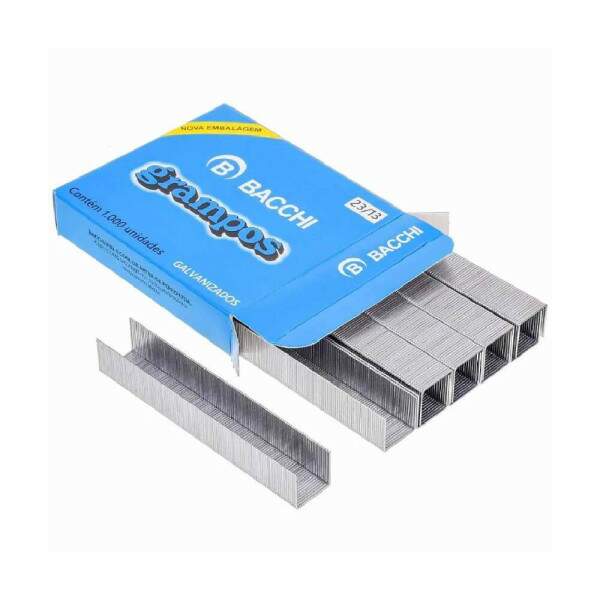 Grampo Galvanizado 23/13 1000 Un - Bacchi