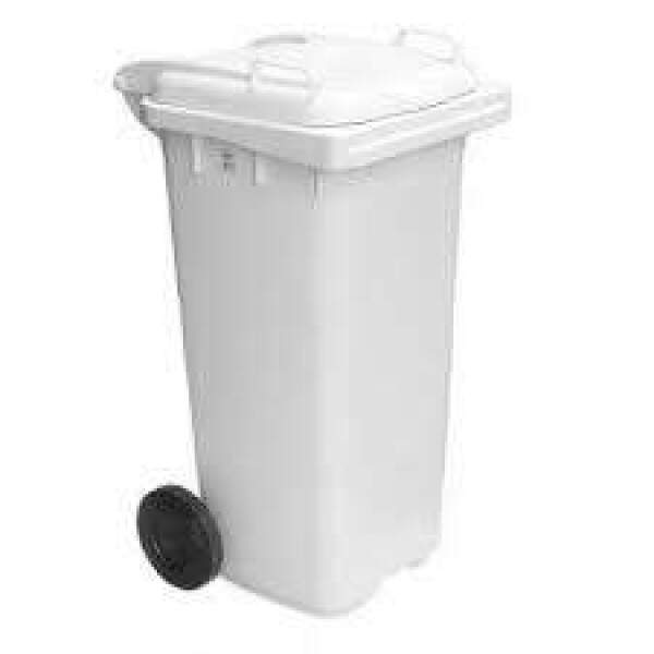Lixeira Contentor 120L - Branca