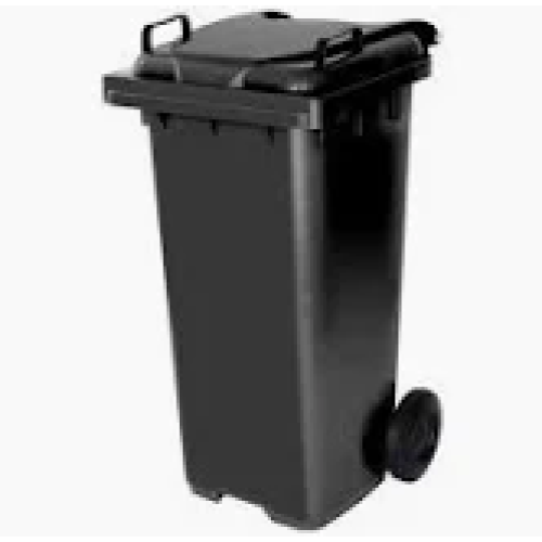 Lixeira Contentor 120L - Preta