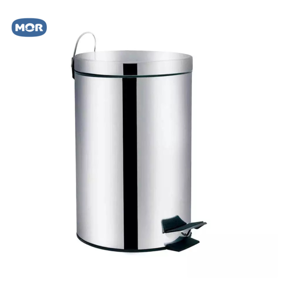 Lixeira Inox 3Lts C/ Pedal Linha Agata 8221 Mor