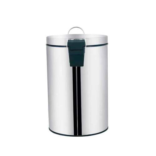 Lixeira Inox 20L C/ Pedal Linha gata - Mor