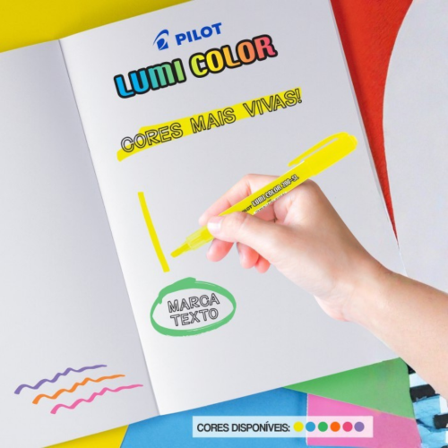 Marca Texto Amarelo Lumi Color 200-Sl Pilot