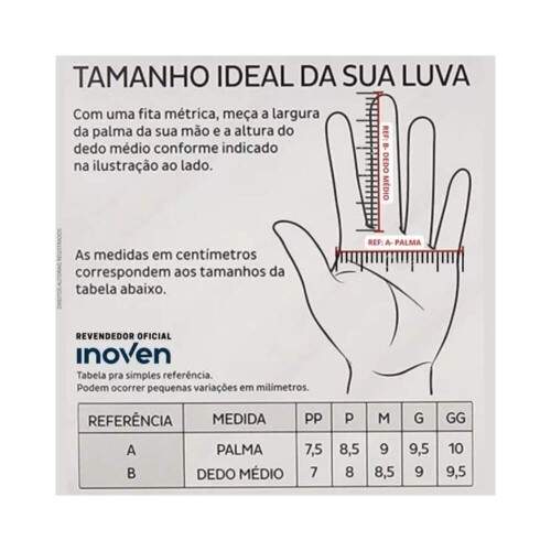 Luva Ltex Com P Procedimento Mdia Cx/100 - Inoven