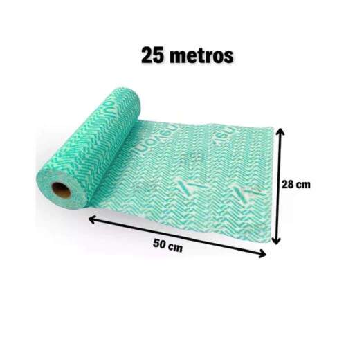 Pano Multiuso Rolo 28x25m Verde - Inoven