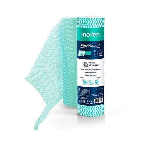 Pano Multiuso Rolo 28x25m Verde - Inoven