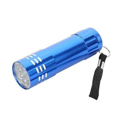 Mini Lanterna Alumnio 9 Leds Sortida ALL51113 - Alfacell