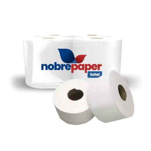 Papel Higinico Rolo Folha Simples 300m 8 Rolos 030016 - Nobrepaper