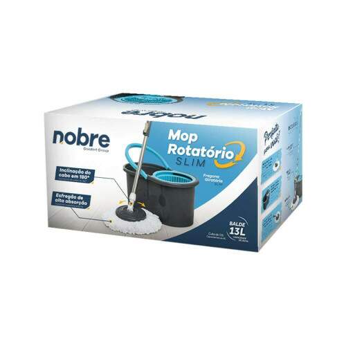 Mop Giratrio Slim Balde 13L 41411 - Nobre