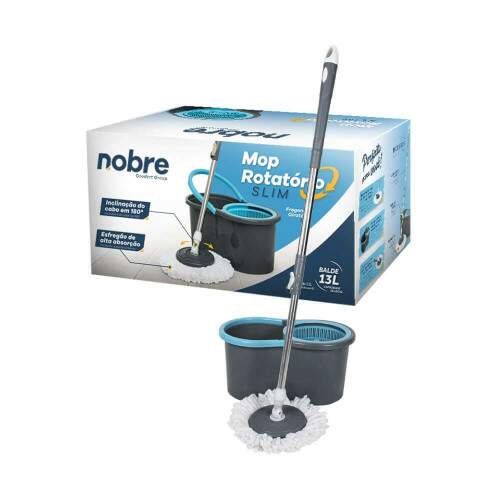 Mop Giratrio Slim Balde 13L 41411 - Nobre