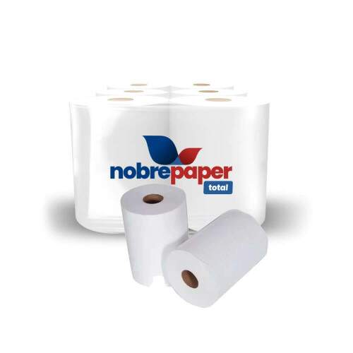 Papel Toalha Bobina Auto Corte 20x200m 6 Rolos 120030 - Nobrepaper